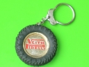 St. Christopher red Veith Pirelli tire key chain
