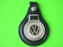 key chain VW leather