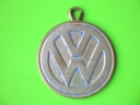VW emblem key chain