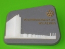 Volkswagenwerk visitor pin grey